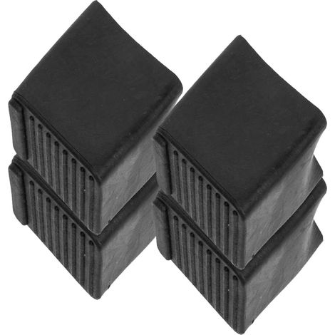 Patin Escabeau 30x20 en Caoutchouc Antidérapant, Protège Pied D'échelle, Lot de 4 Pièces pour Accessoires Échelle Sécurisés
