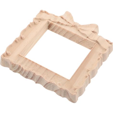 photo en bois naturel sculpté à la main de style vintage (1/5)