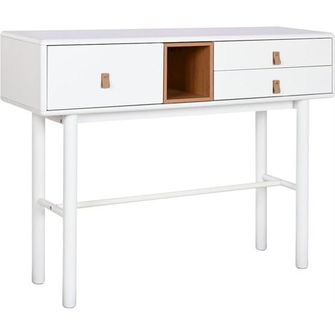 Console élégante blanc naturel pour entrée chic - Blanc naturel (1/5)