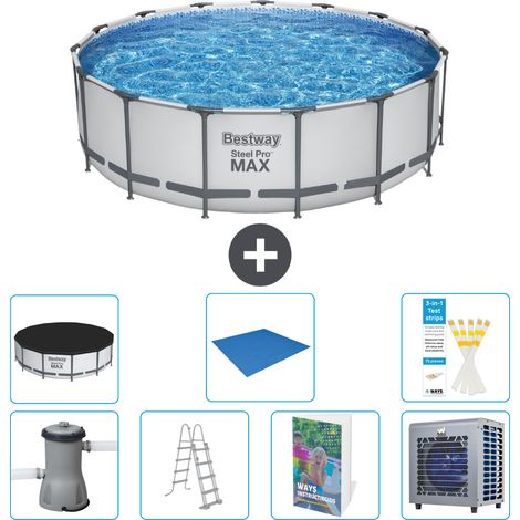 Bestway Piscina Bestway Steel Pro MAX Rotonda - 488x122 cm - 8-pezzi  S626 (1/4)