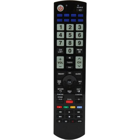 Universelle TV-Fernbedienung mit empfindlichen Tasten, ergonomisch und leicht, große Übertragungsreichweite (1/5)