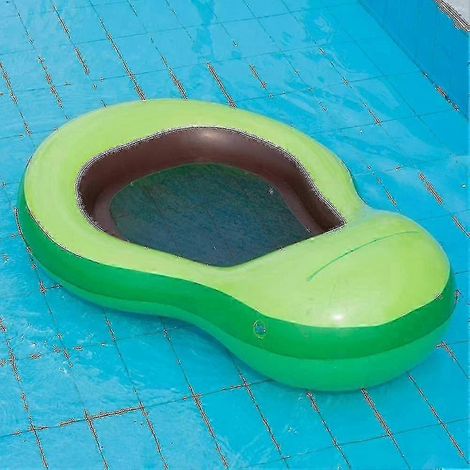 Matelas gonflable pour piscine, 120 x 80 cm, en PVC, pour adultes, avec centre en filet, idéal pour la piscine, le lac et le jardin.