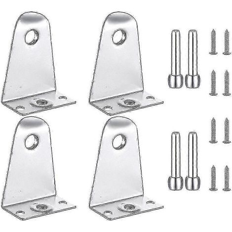 Supports et goupilles de fixation métalliques, supports de stores de rechange pour stores horizontaux (1/5)