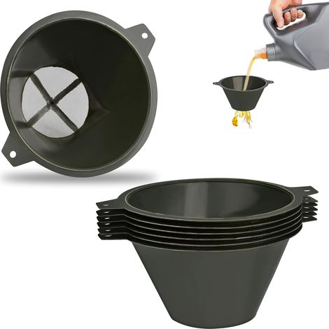 Paint Strainer, 100 mm Plastic Filter with Fine Nylon Mesh, Reusable for Oil, Water Based Paints, Food Residue (6 pcs) (1/5)