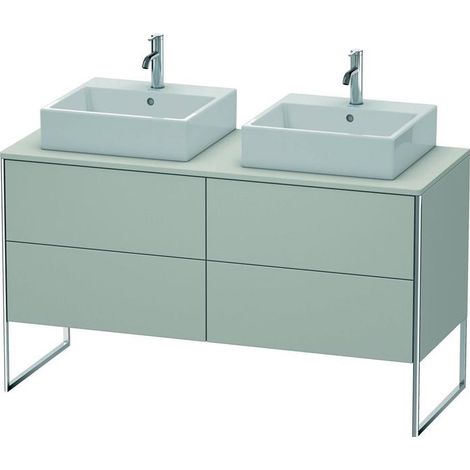 Duravit XSquare Konsolenwaschtischunterbau freistehend, für zwei (1/5)