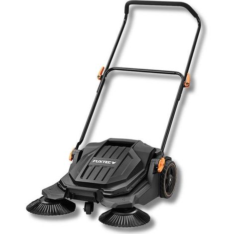Balayeuse manuelle FUXTEC FX-HK65 Largeur 650 mm, bac 20 L, idéale pour surfaces extérieures jusqu'à 2000 m² (1/5)