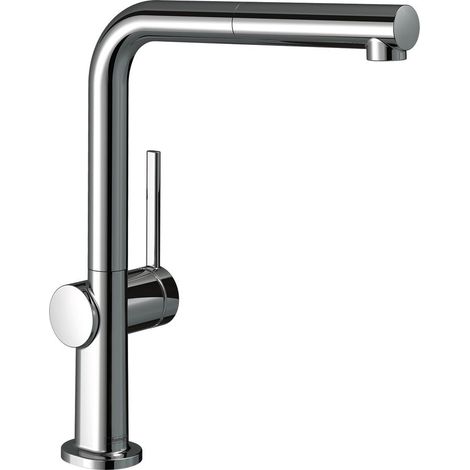 Hansgrohe Talis M54 - Spültischarmatur Talis, mit ausziehbarem Auslauf, EcoSmart, verchromt 72845000 (1/3)