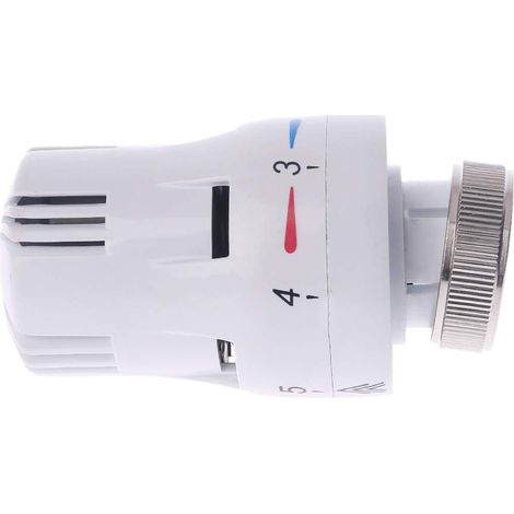 Distributeur de robinet pour radiateur thermostatique - Vannes de régulation de température pneumatiques - ABS et métal - Beige (1/5)