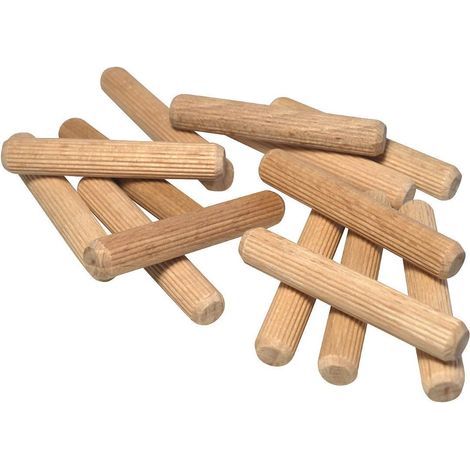 300 Stück Rundhölzer – Massive Buchenholzrundhölzer 6 x 40 mm – Wulstrundhölzer – Buchenholzrundhölzer 6 x 40 mm – Handverpackt in Österreich (1/4)
