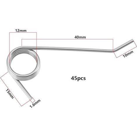 Stainless Steel Electric Fan Scarification Springs Spring Accessories Compatible with PLV1500A1 PLV1500B1 PLV1500C1 The Scarifier (1/2)