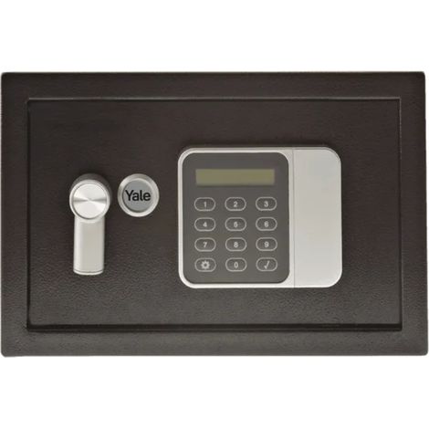 Coffre-fort électronique hôtel Yale - Compact 8.6L - code maître et utilisateur - 20x31x20cm YSG/200/DB2