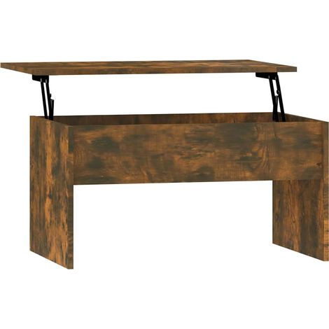 Maison Exclusive - Tavolino Rovere Fumo 80x50,5x41,5 cm in Legno Multistrato (1/5)