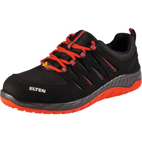 ELTEN - Calzatura bassa nera/rossa MADDOX black-red Low ESD, S3 (1/2)