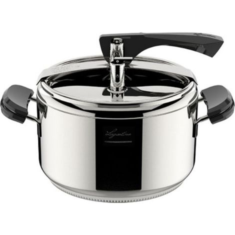Pentola a Pressione Lagostina La Classica Lagofusion 22cm 5 Litri in Acciaio Inossidabile, Perfetta per Cotture Veloci e Sicure