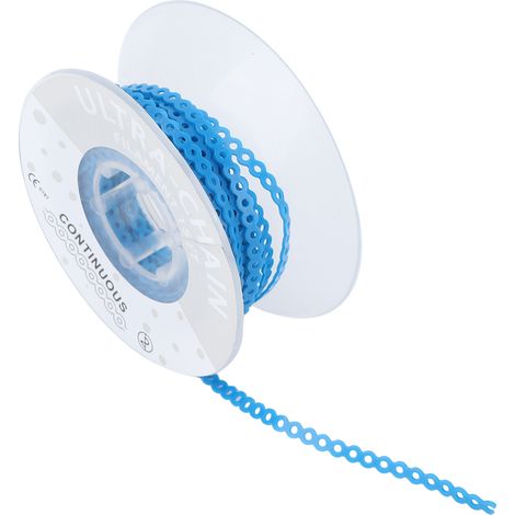Élastique orthodontique bleu pour appareil dentaire, bande de traction en caoutchouc pour corrections dentaires. (1/5)