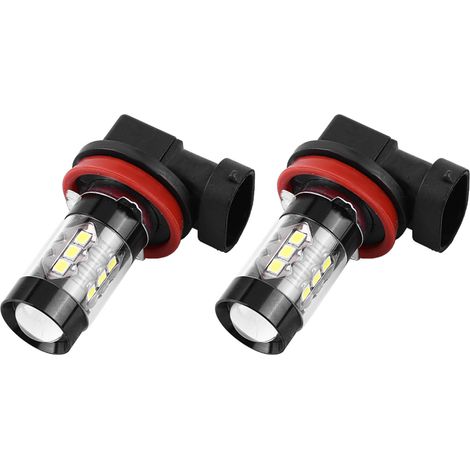 2 Pièces Ampoules LED H11 H8 12V-24V 80W Puissantes Lumineuses pour Feux de Brouillard et Feux de Jour Auto (1/5)