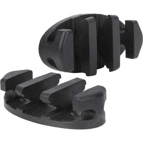 1 Paire de Rouleau d'Amarrage Anti-Dérapant pour Kayak et Bateau de Pêche, Accessoire d'Ancre Zigzag (1/5)
