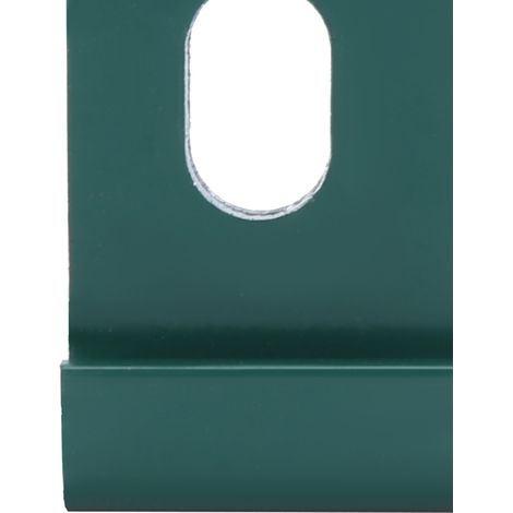 Lot de 10 fixations à crochets pour serres en aluminium (vert) (1/5)
