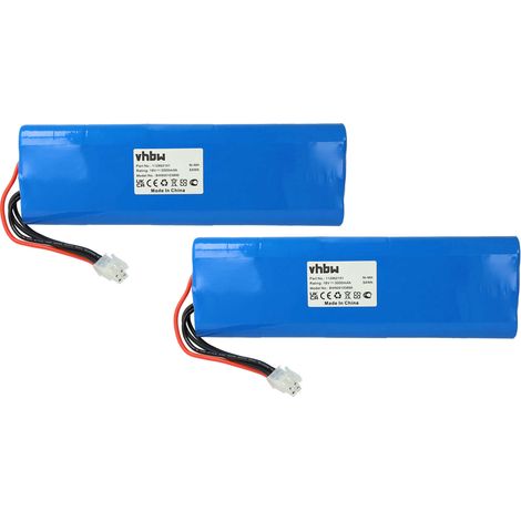 vhbw 2x batteria compatibile con Gardena Robotic R160 rasaerba 3000mAh 18V NiMH
