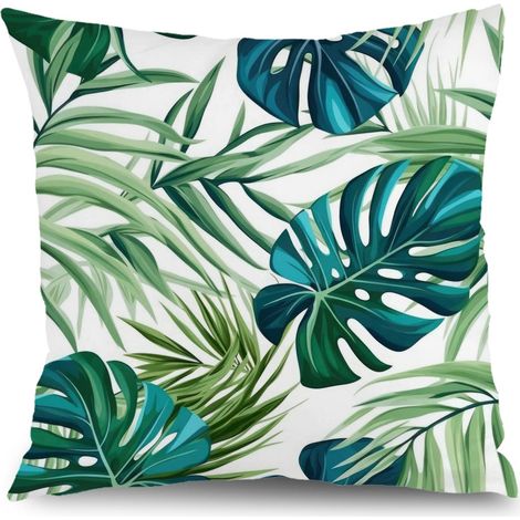 Housses de coussin fleurs décoratives, décoration salon chambre,50×50cm (1/5)