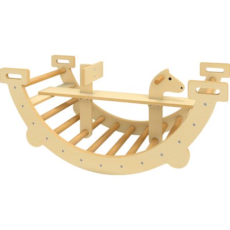AIYAPLAY Gioco Arrampicata per Bambini 110x52x45 cm color Legno