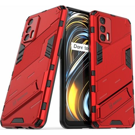 Funda para Realme GT 5G, soporte militar, color rojo. (1/5)