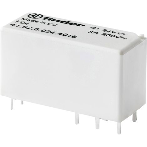 Finder 41.52.6.012.4016 Relais pour circuits imprimés 12 V/DC 8 A 2 inverseurs (RT) 1 pc(s) W908081