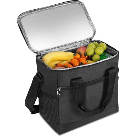 Sac Isotherme Repas 15L, Sac Lunch Box Isotherme, Glacière Isotherme, Grand Sac de Pique-Nique Portable pour Travail, École, Pique-Nique, Camping, Plage, Voyage, Barbecue (1/5)