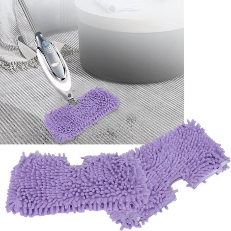 Panni di ricambio per mocio [Marca specifica] S3601/S3501 - 2 pezzi in morbida microfibra viola, assorbimento ottimale (1/4)