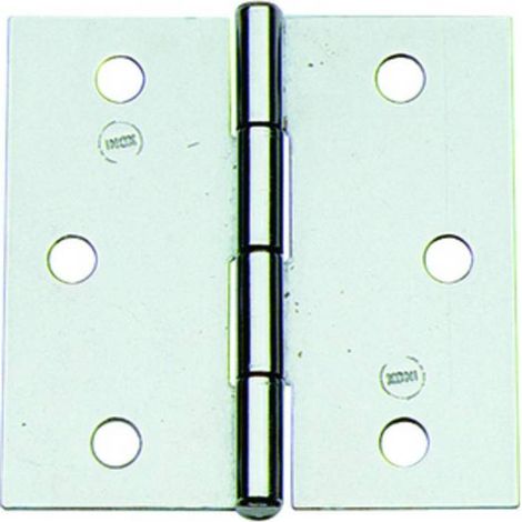 12 x CERNIERA PERNO FISSO 121IN INOX 2 50X50 MM