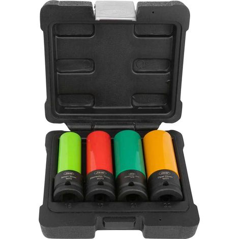 Chiavi e bussole jbm impact socket set 4 pezzi lega acciaio