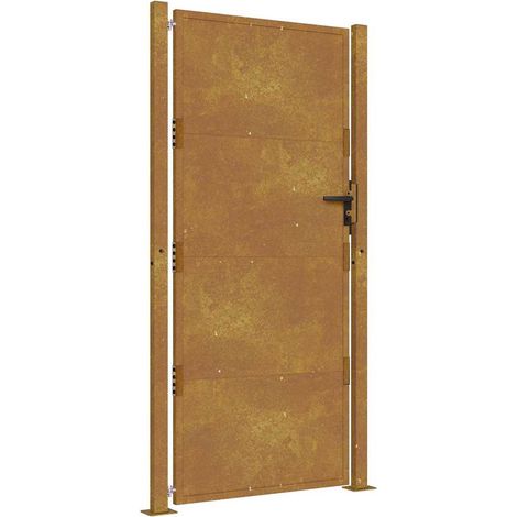 Gartentor 100x175 cm Cortenstahl vidaXL