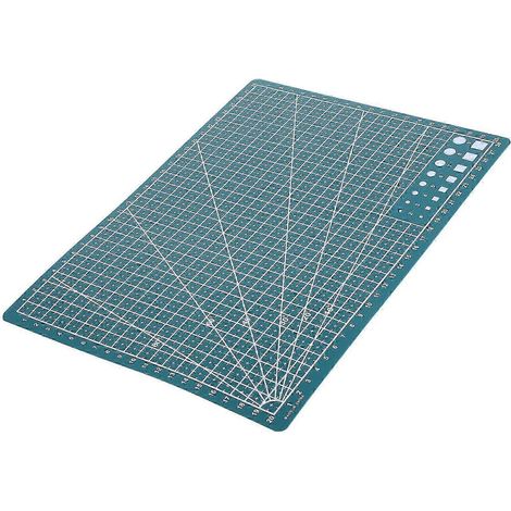 Tapis de découpe rotatif autonettoyant pour loisirs créatifs, couture et patchwork. Tapis double face durable avec base antidérapante pour une découpe précise, idéal pour le bricolage. (1/5)