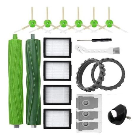 Kit de Remplacement pour IRobot Roomba I7 I7+ I3 I3+ I4 I4+ I6 I6+ I8 I8+ J7 J7+/Plus E5 E6 E7 Robot Aspirateur PièCes (1/4)