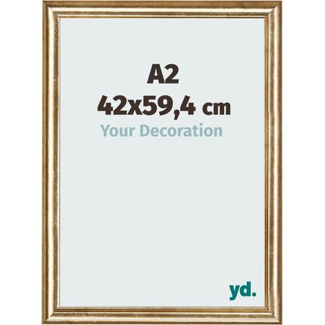 yd. - Cadre photo A2 42x59.4 - Or Antique - MDF - Lazio