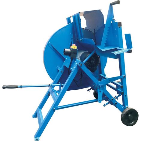 Scie à bûches électrique 700 mm – Puissance 4000 watts – Coupe maxi 240 mm – Moteur silencieux 380V pour espaces fermés – Mecacraft