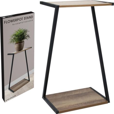 Invernadero Koopman 2 tier plant stand madera metal (1/3)