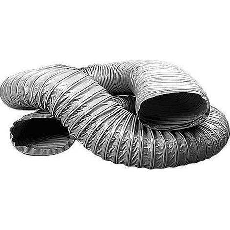 Econoname – Gaine VMC PVC souple renforcé rectangulaire 100 x 40 mm – Longueur 6m – Conduit pour réseau aéraulique