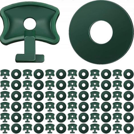 Filiyano-200 pinces de fixation torsadées pour serre, pinces de fixation en plastique et rondelles, pinces d'extension à angle (1/5)