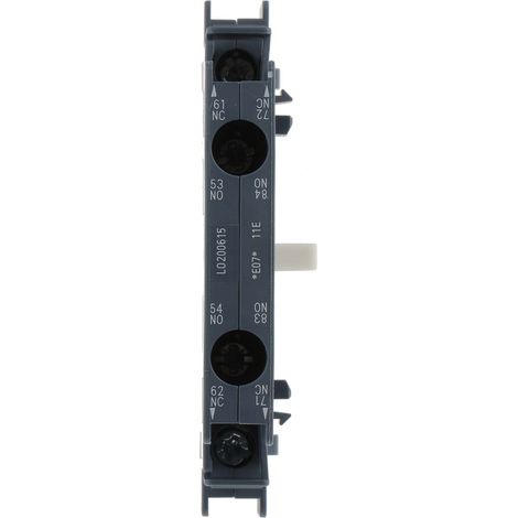 Contact auxiliaire Siemens Sirius Classic 3RH1 2 contacts 1 N/F + 1 N/O latérale ( Prix pour 1 )