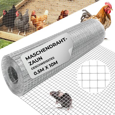 Geflecht GARDEN ZN, 500/12,7x12,7/0,8 mm, viereckig, Garten, Tierhaltung, Packung 10 m (1/5)