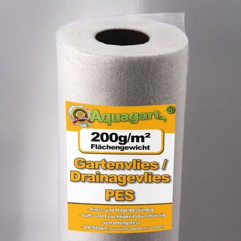 – Feutre géotextile 95 m² – Film de paillage 200 g – Largeur 1,9 m – Résistant aux UV pour drainage et contrôle des mauvaises herbes (1/5)