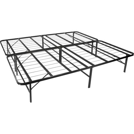 MOG Cama de Invitados Plegable de Metal Estable - 140x190 (1/5)
