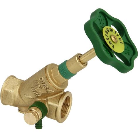 Robinet KFR 3/4'' FF avec purge avec broche montante