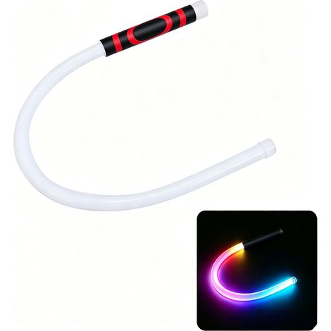 Irovami Barre LED RGB flexible – 14 modes, son, IP67, 1800 mAh, USB-C