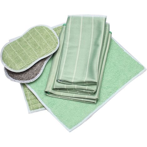 Chiffon Bambou - Lavette Bambou - Eponge Bambou - Microfibra Bambú Multiusos - Alta Absorción - Reutilizable - Para Cocina Baño Cristales Pantallas Coche - 6 Piezas (1/5)