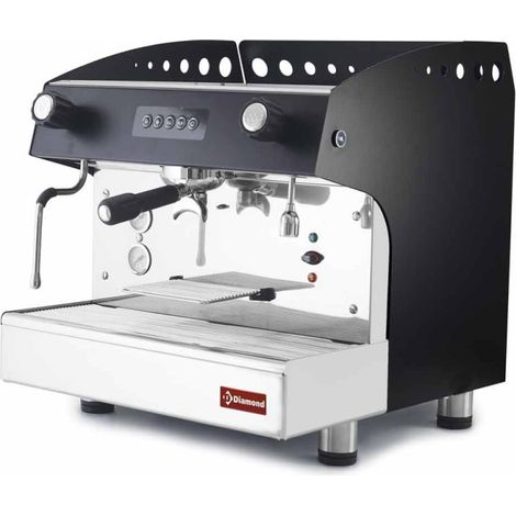 Machine à café 1 groupe automatique - noir - Diamond