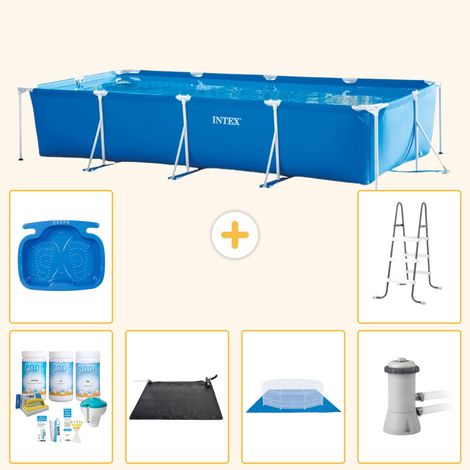 Intex Piscine Tubulaire Rectangulaire - 450x220x84 cm - 7-pièces  S20850 (1/5)