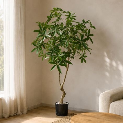 180cm Artificial Money Tree Pachira Realistic Faux Tree - Premium Quality (1/3)