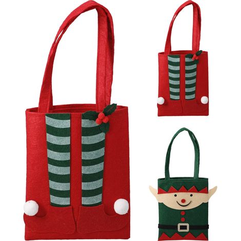 Borsa da elfo 44 cm modello assortito PERAGA CHRISTMAS